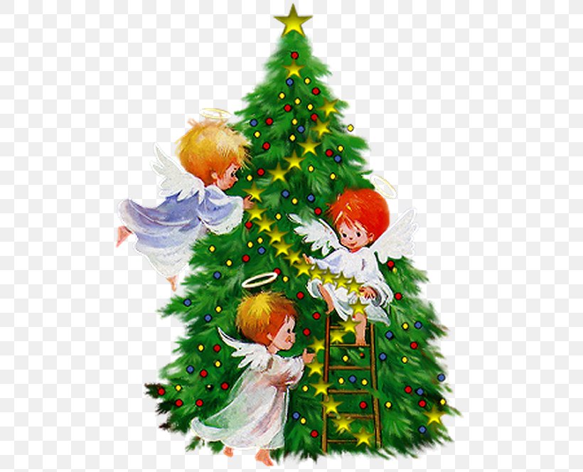 Christmas Tree Angel Clip Art, PNG, 500x664px, Christmas Tree, Angel, Animaatio, Animated Film, Christmas Download Free
