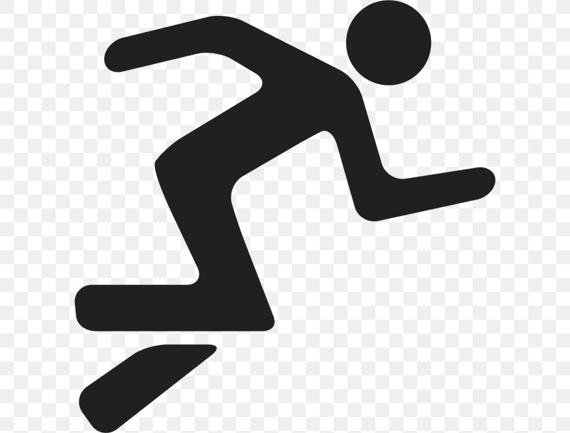 Clip Art Image Running, PNG, 606x623px, Running, Area, Black And White, Brand, Cross Country Running Download Free