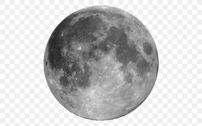 Full Moon New Moon Lunar Phase Blue Moon, PNG, 512x512px, Full Moon, Astronomical Object, Atmosphere, Black And White, Blue Moon Download Free