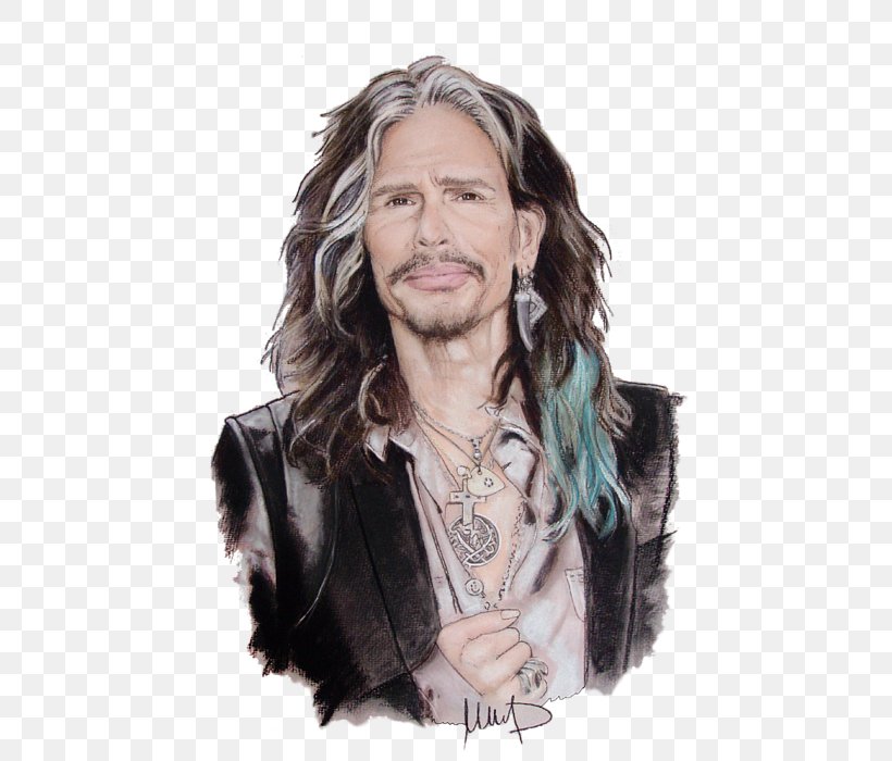 Steven Tyler Aerosmith Painting Art Drawing, PNG, 456x700px, Watercolor, Cartoon, Flower, Frame, Heart Download Free