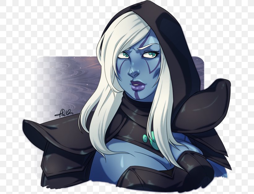 Warcraft III: The Frozen Throne Dota 2 Defense Of The Ancients Drow Video Game, PNG, 681x627px, Watercolor, Cartoon, Flower, Frame, Heart Download Free