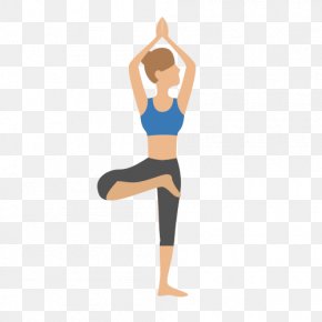 Woman Standing Yoga - Yoga Sutras Of Patanjali Asana Asento Hatha Yoga PNG