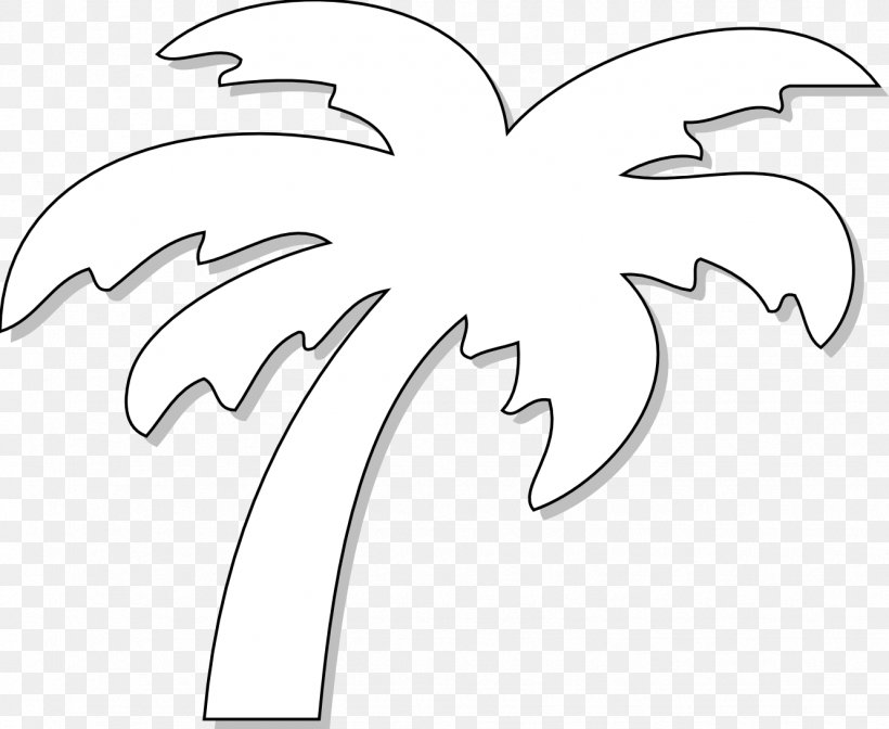 Black And White Tree Date Palm Drawing Clip Art, PNG, 1331x1091px, Black And White, Area, Arecaceae, Artwork, Branch Download Free