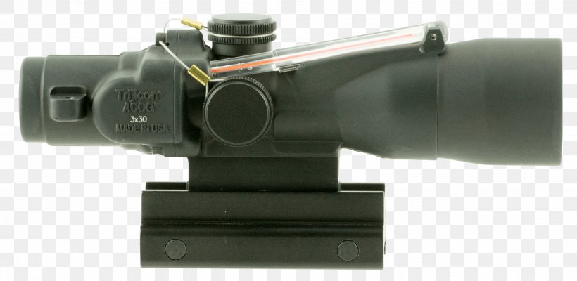 Firearm Advanced Combat Optical Gunsight Trijicon Telescopic Sight Reticle, PNG, 2658x1299px, Watercolor, Cartoon, Flower, Frame, Heart Download Free