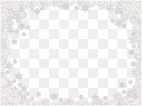 Snowflakes Border Frame Image - Image File Formats Lossless Compression PNG