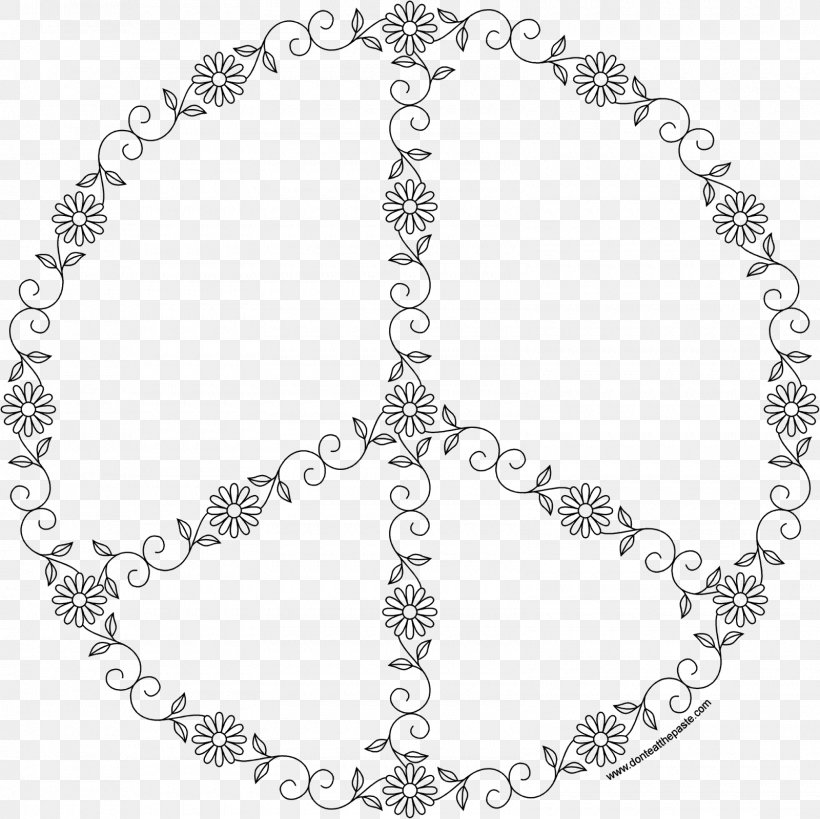 Peace Symbols Coloring Book Mandala, PNG, 1600x1600px, Peace Symbols, Adult, Area, Black And White, Body Jewelry Download Free