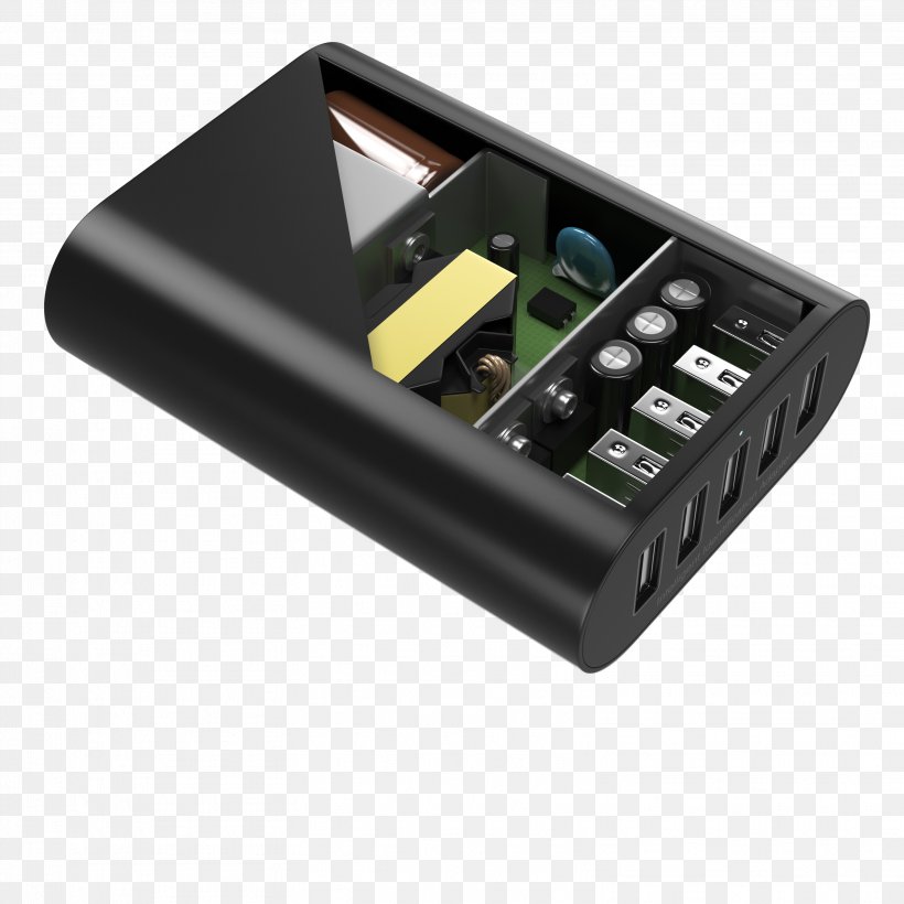 Battery Charger Electronics USB Charging Station Electronic Component, PNG, 3112x3112px, Battery Charger, Charging Station, Computer Component, Computer Hardware, Desktop Computers Download Free