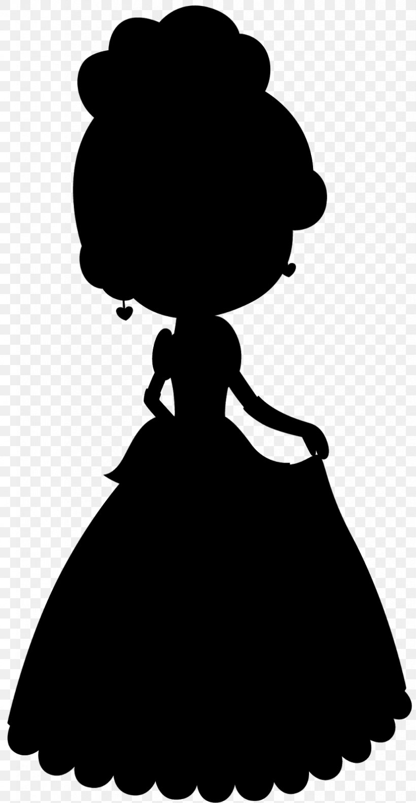 Clip Art Dress Silhouette, PNG, 828x1600px, Dress, Animation, Black, Blackandwhite, Fictional Character Download Free