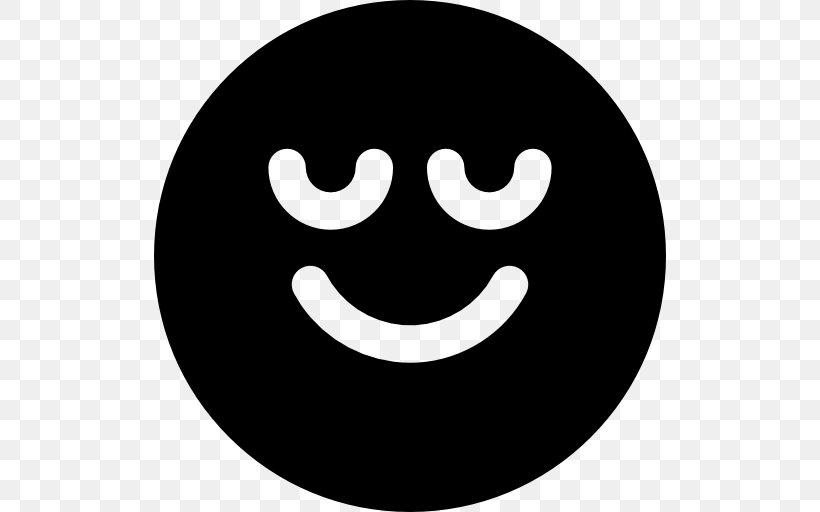 Smiley Emoticon, PNG, 512x512px, Smiley, Black, Black And White, Computer Software, Emoticon Download Free
