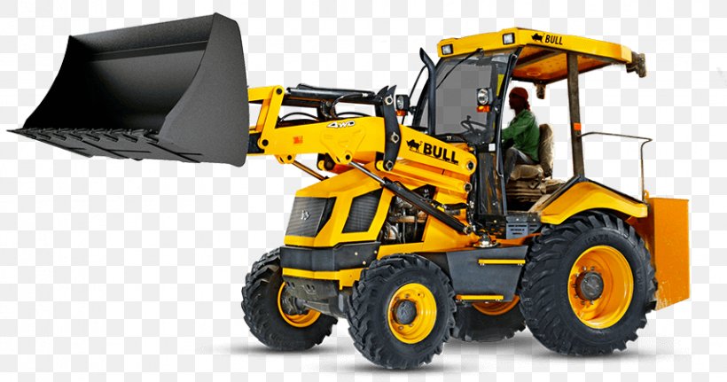 Bulldozer Backhoe Loader Heavy Machinery, PNG, 856x450px, Bulldozer, Automotive Tire, Backhoe, Backhoe Loader, Construction Download Free
