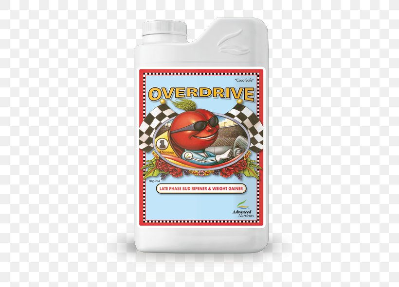 Advanced Nutrients Overdrive 1 Litre Advanced Nutrients Big Bud, PNG, 455x591px, Nutrient, Dietary Supplement, Fertilisers, Hydroponics, Liquid Download Free