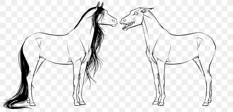 Foal Bridle Mane Mustang Stallion, PNG, 1280x618px, Foal, Animal Figure, Artwork, Black And White, Bridle Download Free