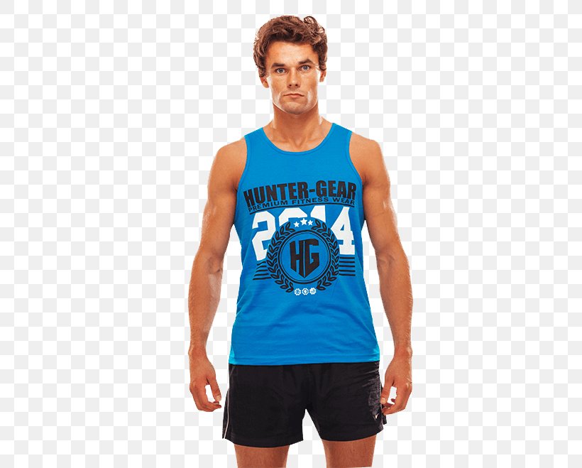 T-shirt Sleeveless Shirt Clothing, PNG, 439x659px, Tshirt, Blue, Clothing, Electric Blue, Exercise Download Free