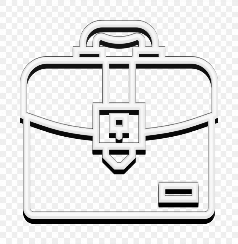 Business Icon Bag Icon Briefcase Icon, PNG, 984x1010px, Business Icon, Bag Icon, Briefcase Icon, Geometry, Line Download Free