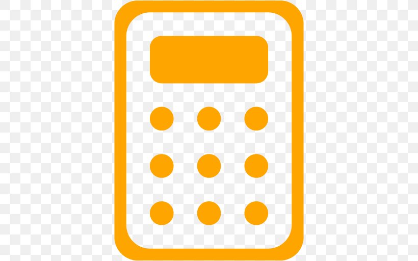 Calculator, PNG, 512x512px, Calculator, Area, Calculation, Mattress, Orange Download Free
