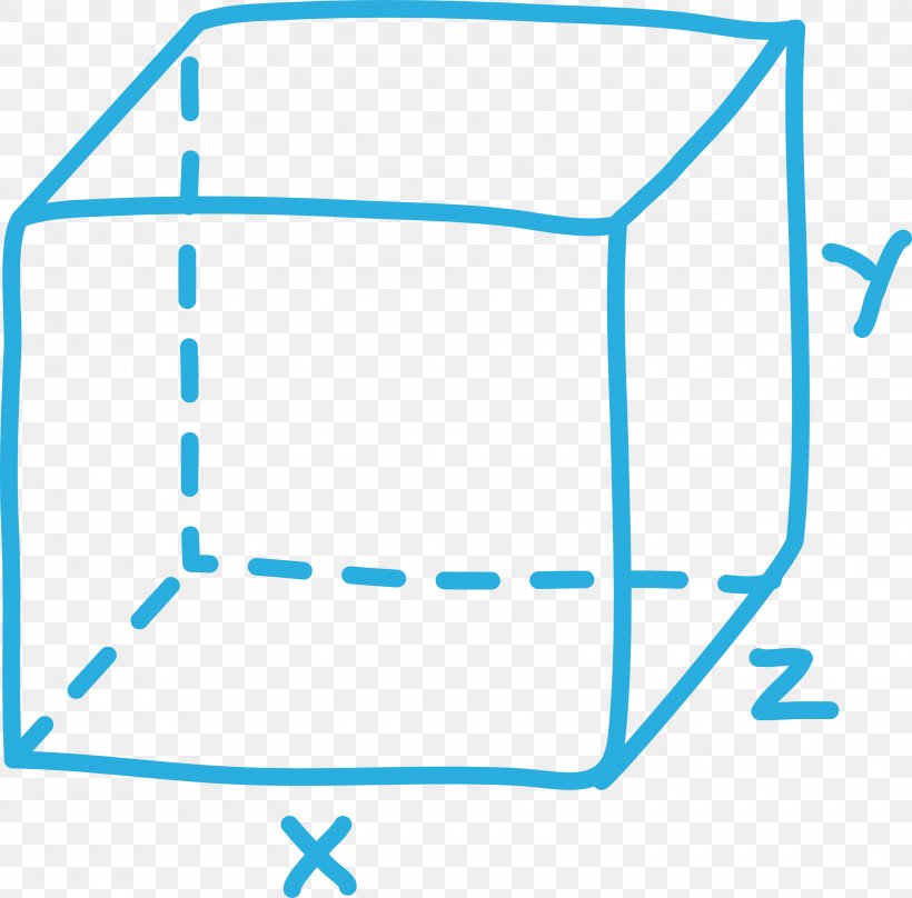 Cube Geometry Edge Geometric Shape, PNG, 3205x3162px, Cube, Area, Blue, Diagram, Dimension Download Free