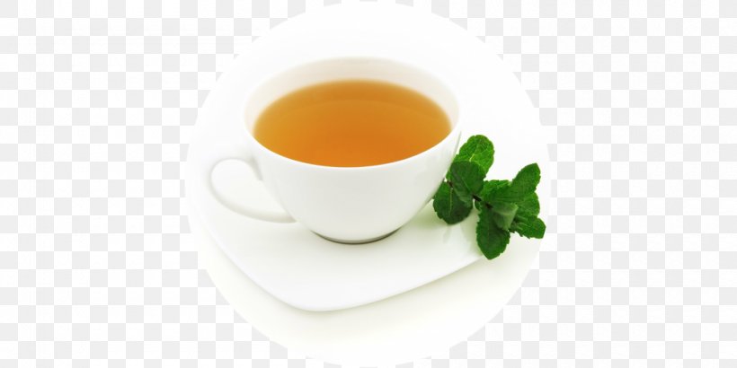 Green Tea Herbal Tea Drink, PNG, 1000x500px, Watercolor, Cartoon, Flower, Frame, Heart Download Free