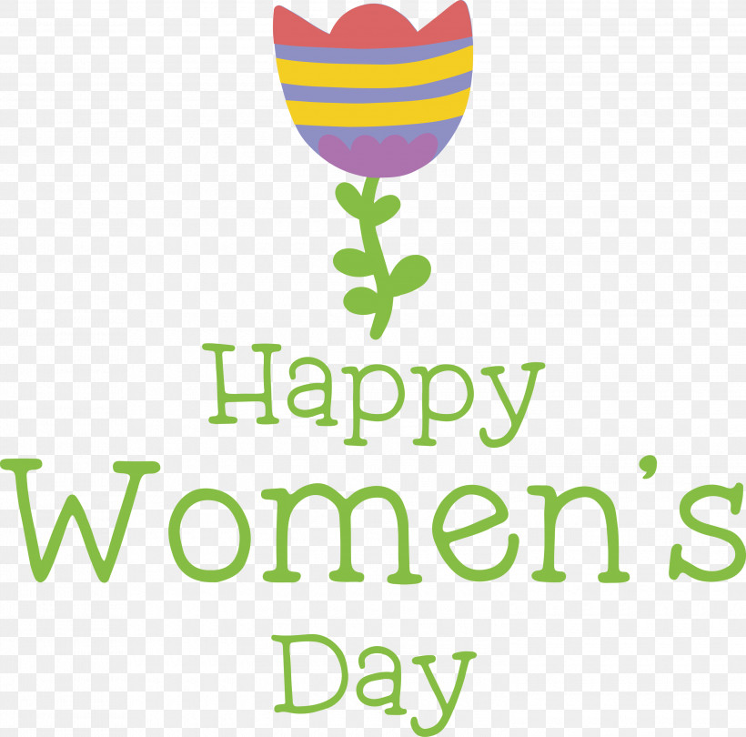 Happy Womens Day Womens Day, PNG, 3000x2966px, Happy Womens Day, Balloon, Behavior, Green, Leaf Download Free