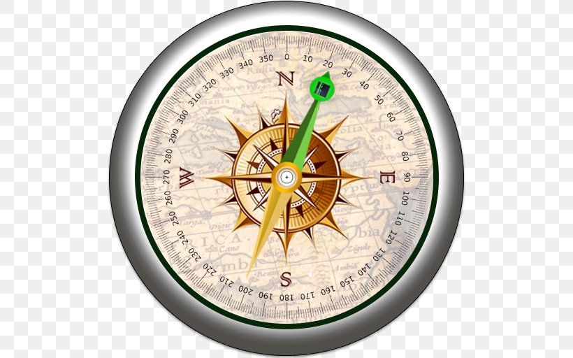 Qibla Compass Link It Cardinal Direction, PNG, 512x512px, Qibla Compass, Android, Aptoide, Cardinal Direction, Clock Download Free