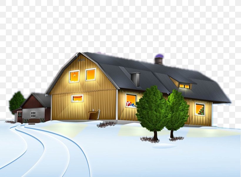 Christmas Tree House Wallpaper, PNG, 819x601px, 4k Resolution, 8k Resolution, Christmas, Barn, Building Download Free