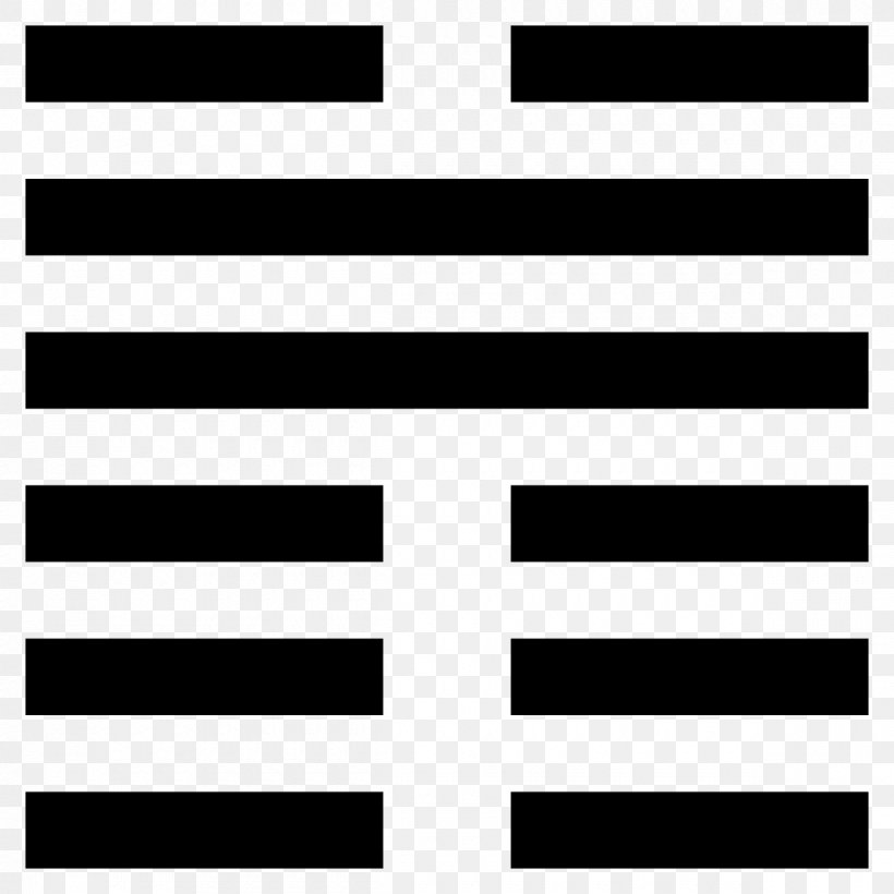 I Ching Yijing Hexagram Symbols Taoism Lí, PNG, 1200x1200px, I Ching, Area, Black, Black And White, Chinese Astrology Download Free