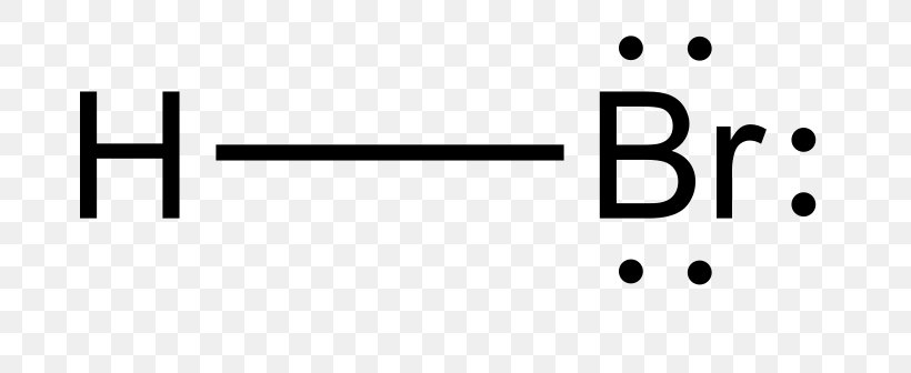 Lewis Structure Hydrogen Bromide Hydrobromic Acid Hypobromous Acid, PNG, 800x336px, Lewis Structure, Acid, Area, Black And White, Brand Download Free