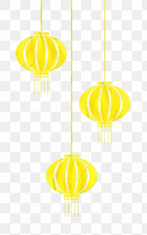 Ceiling Fixture Lighting Design Yellow PNG
