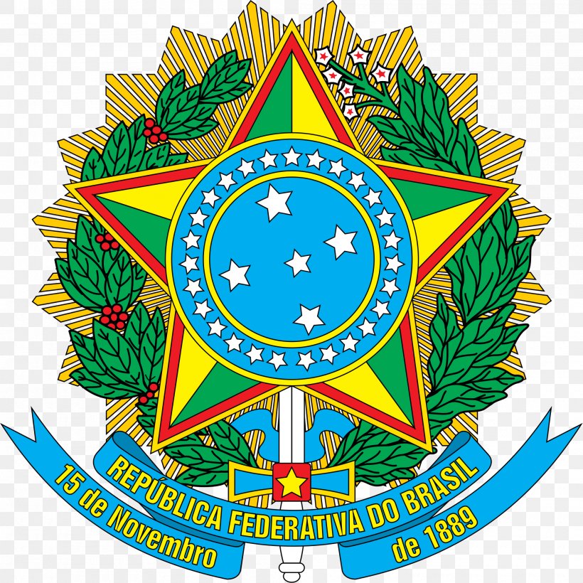 First Brazilian Republic Coat Of Arms Of Brazil Empire Of Brazil, PNG, 2000x2000px, Brazil, Area, Coat Of Arms, Coat Of Arms Of Brazil, Coat Of Arms Of Colombia Download Free