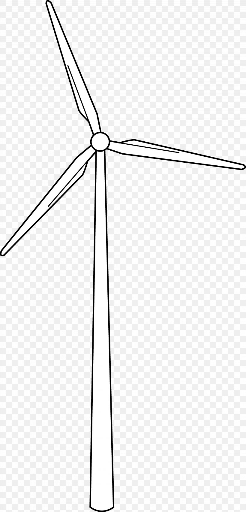 Wind Farm Wind Turbine Wind Power Drawing, PNG, 4174x8685px, Wind Farm, Black And White, Drawing, Electric Generator, Energy Download Free