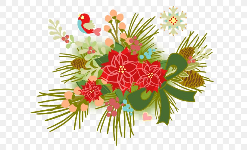 Floral Design Graphics Cut Flowers, PNG, 640x499px, Floral Design, Art, Branch, Christmas, Christmas Day Download Free