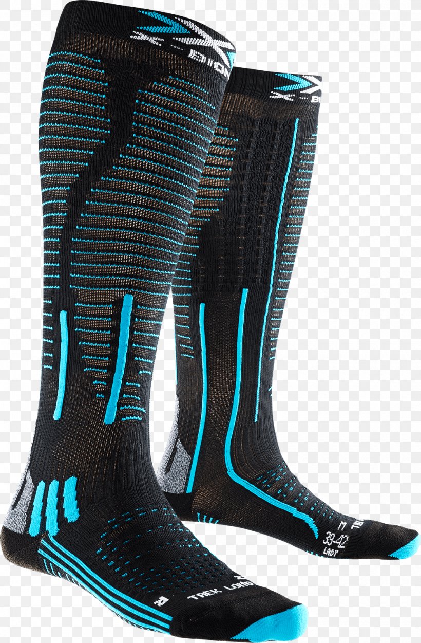 X-Bionic Effektor Trekking Running Socks Long Black/Turquoise X-Socks Energizer Trekking Men, PNG, 1000x1526px, Watercolor, Cartoon, Flower, Frame, Heart Download Free