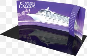 Exhibition Booth - Trade Show Display Curve Shape Textile PNG