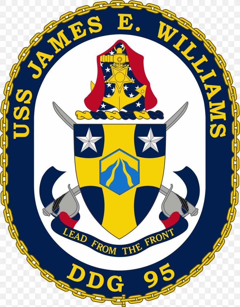 USS James E. Williams Guided Missile Destroyer Arleigh Burke-class Destroyer USS Arleigh Burke USS Nitze, PNG, 1720x2195px, Guided Missile Destroyer, Arleigh Burkeclass Destroyer, Badge, Brand, Crest Download Free