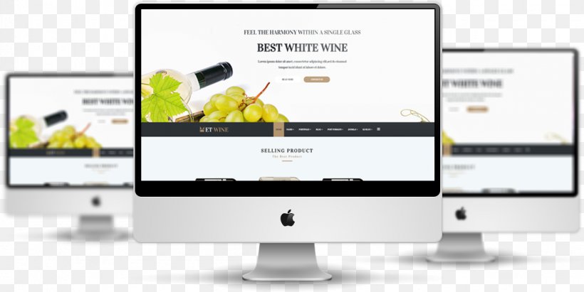 Wine Responsive Web Design Web Template System Joomla, PNG, 1129x567px, Wine, Brand, Computer Monitor, Computer Monitor Accessory, Display Device Download Free