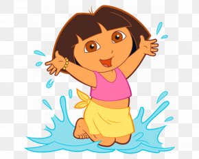 Dora The Explorer Characters - Dora The Explorer Swiper Drawing Party PNG