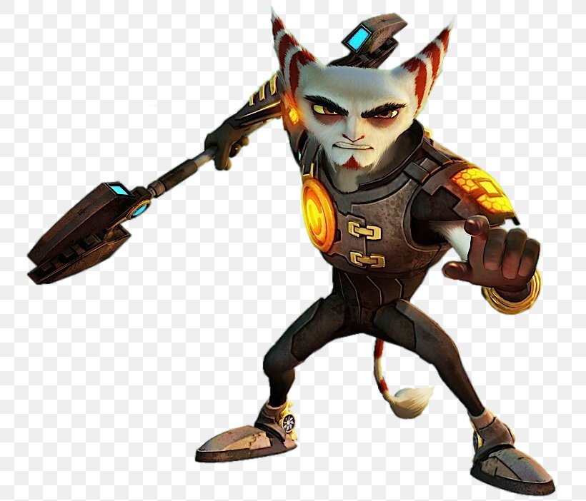 Ratchet & Clank Future: A Crack In Time Ratchet & Clank Future: Tools Of Destruction, PNG, 758x702px, Ratchet Clank, Action Figure, Captain Qwark, Clank, Fictional Character Download Free