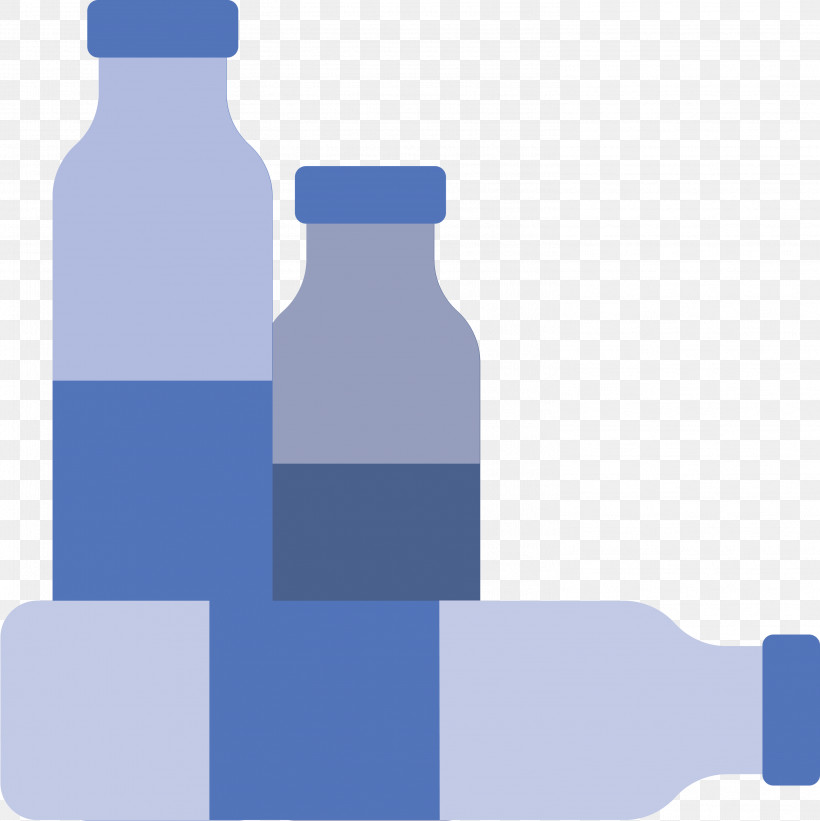 Bottle, PNG, 2996x3000px, Bottle, Cobalt, Cobalt Blue, Glass, Glass Bottle Download Free