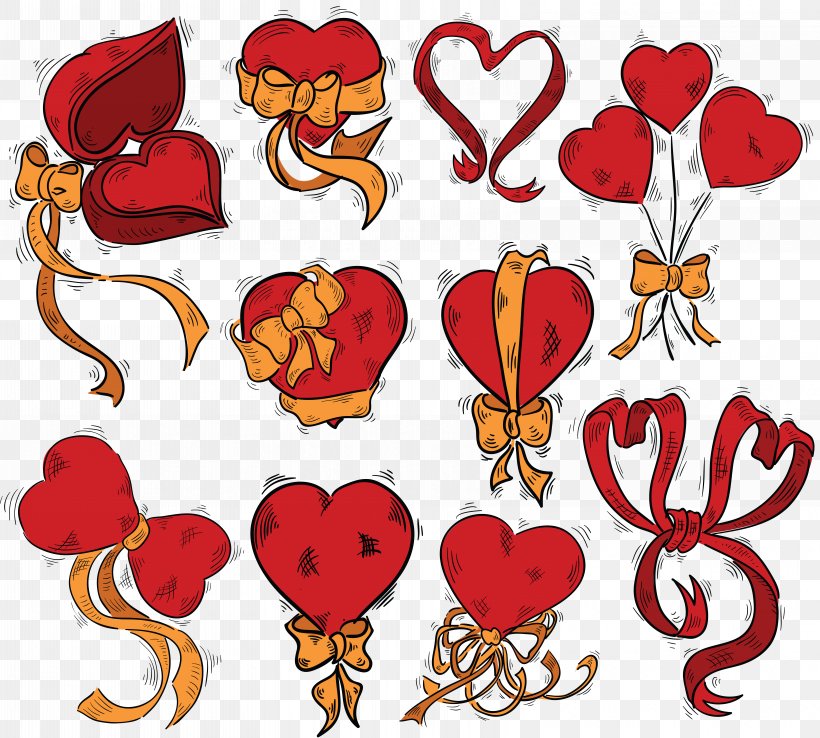 Exquisite Cartoon, PNG, 6469x5824px, Watercolor, Cartoon, Flower, Frame, Heart Download Free
