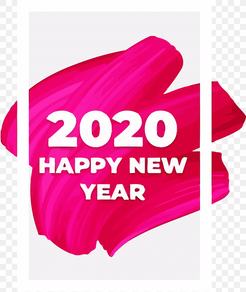 Happy New Year 2020 New Years 2020 2020, PNG, 2697x3205px, 2020, Happy New Year 2020, Logo, Magenta, Material Property Download Free