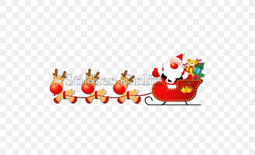 New Year's Day Santa Claus Wish Christmas, PNG, 500x500px, Santa Claus, Chinese New Year, Christmas, Christmas Card, Christmas Decoration Download Free
