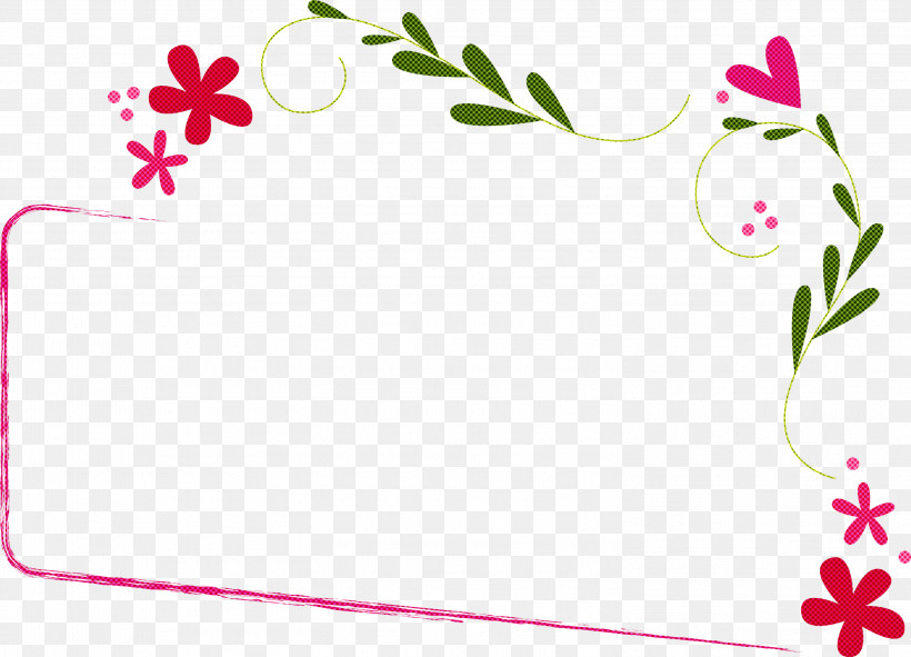 Picture Frame, PNG, 2999x2164px, Pink, Picture Frame, Plant Download Free