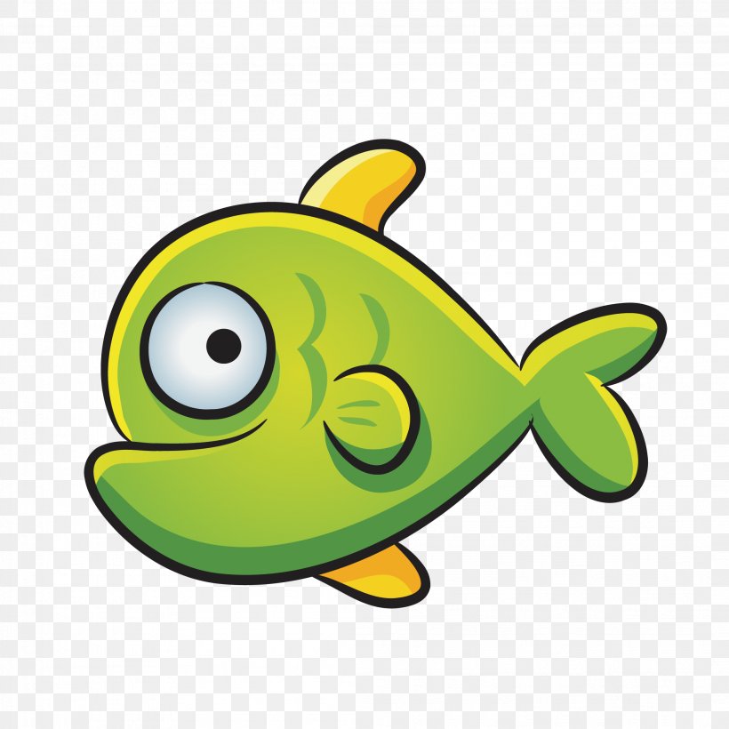 Image Cartoon Vector Graphics Fish, PNG, 2107x2107px, Cartoon, Animal, Animated Cartoon, Aquatic Animal, Drawing Download Free