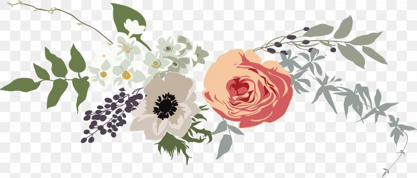 Fine Flower Banner Box, PNG, 5317x2271px, Flower, Banner, Cut Flowers, Flora, Floral Design Download Free