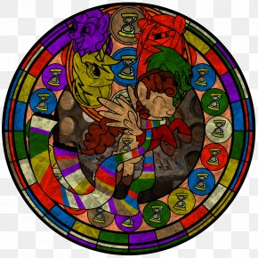 Fourth Doctor - First Doctor Stained Glass Fourth Doctor Valeyard Second Doctor PNG