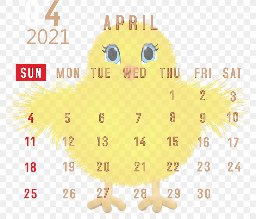 Icon Beak Meter Yellow Happiness, PNG, 3000x2558px, 2021 Calendar, April 2021 Printable Calendar, Beak, Biology, Calendar System Download Free