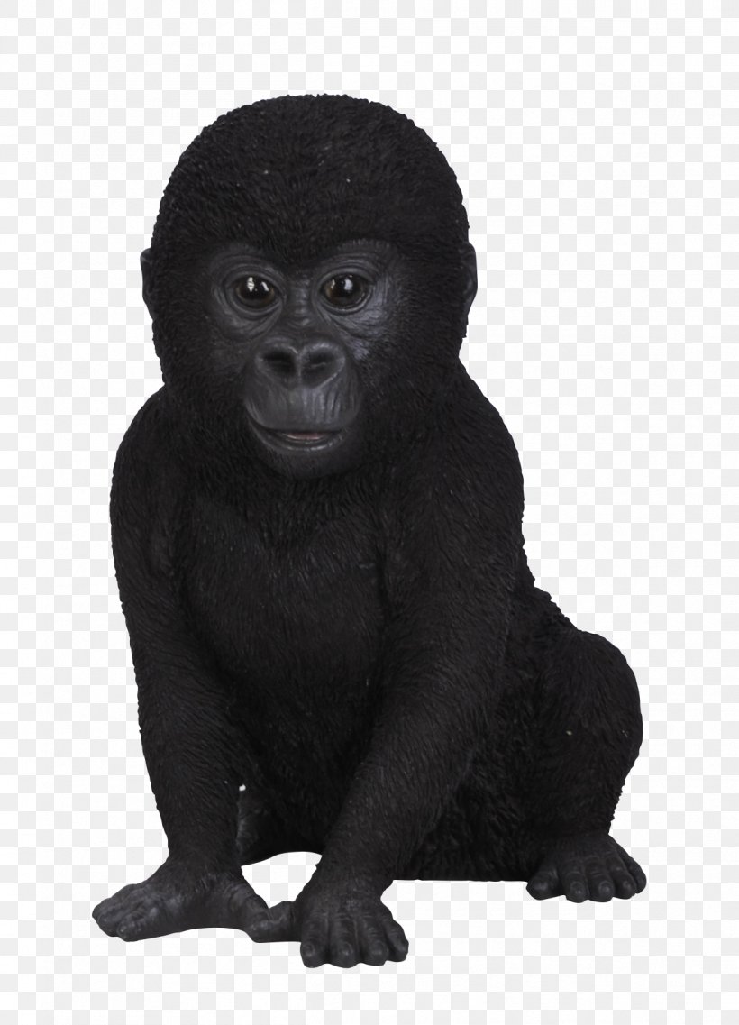 Gorilla Garden Ornament Chimpanzee, PNG, 1207x1674px, Gorilla, Animal, Art, Chimpanzee, Fur Download Free