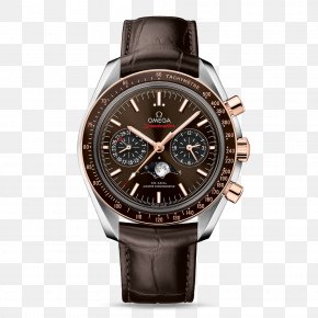 Watch - Omega Speedmaster Omega SA Coaxial Escapement Chronograph Watch PNG