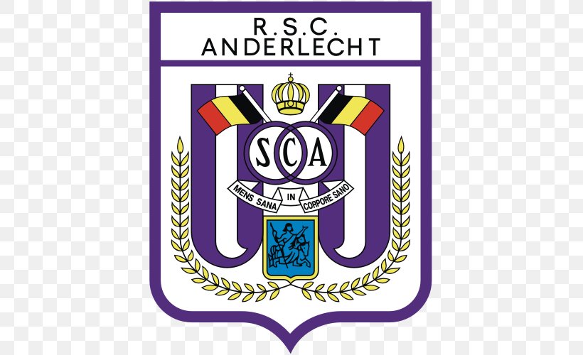 R.S.C. Anderlecht Standard Liège K.R.C. Genk Football, PNG, 500x500px, Rsc Anderlecht, Area, Belgium, Brand, Crest Download Free