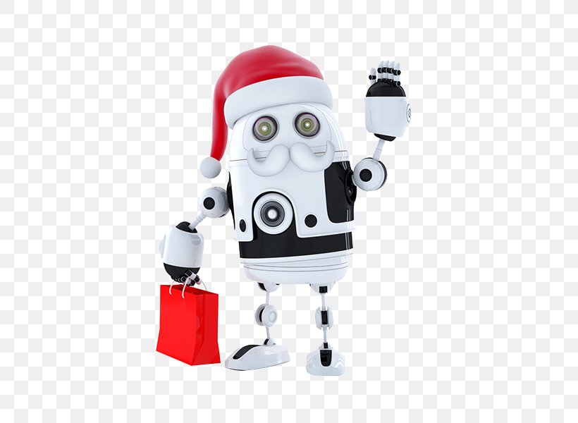 Santa Claus Robot Stock Photography Android Illustration, PNG, 600x600px, Santa Claus, Android, Christmas Card, Christmas Gift, Christmas Ornament Download Free