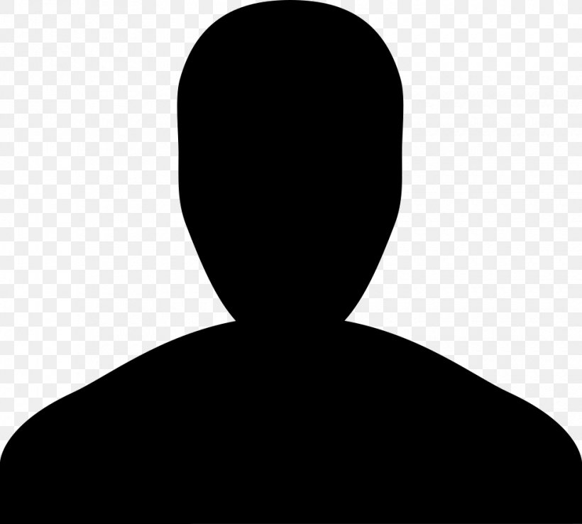 Black Silhouette White Neck Font, PNG, 980x882px, Black, Black And